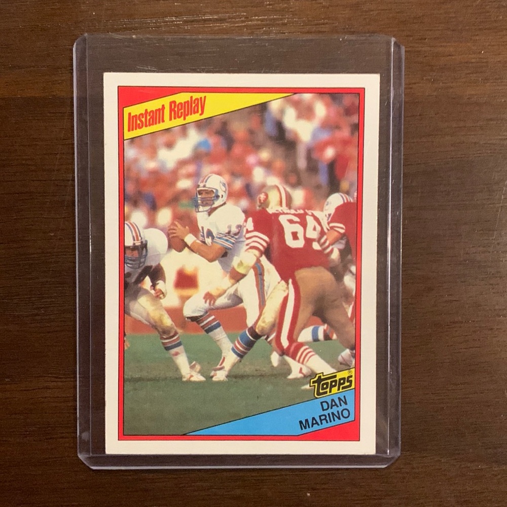 Dan Marino Topps 1984 Instant Replay Rookie Card #124